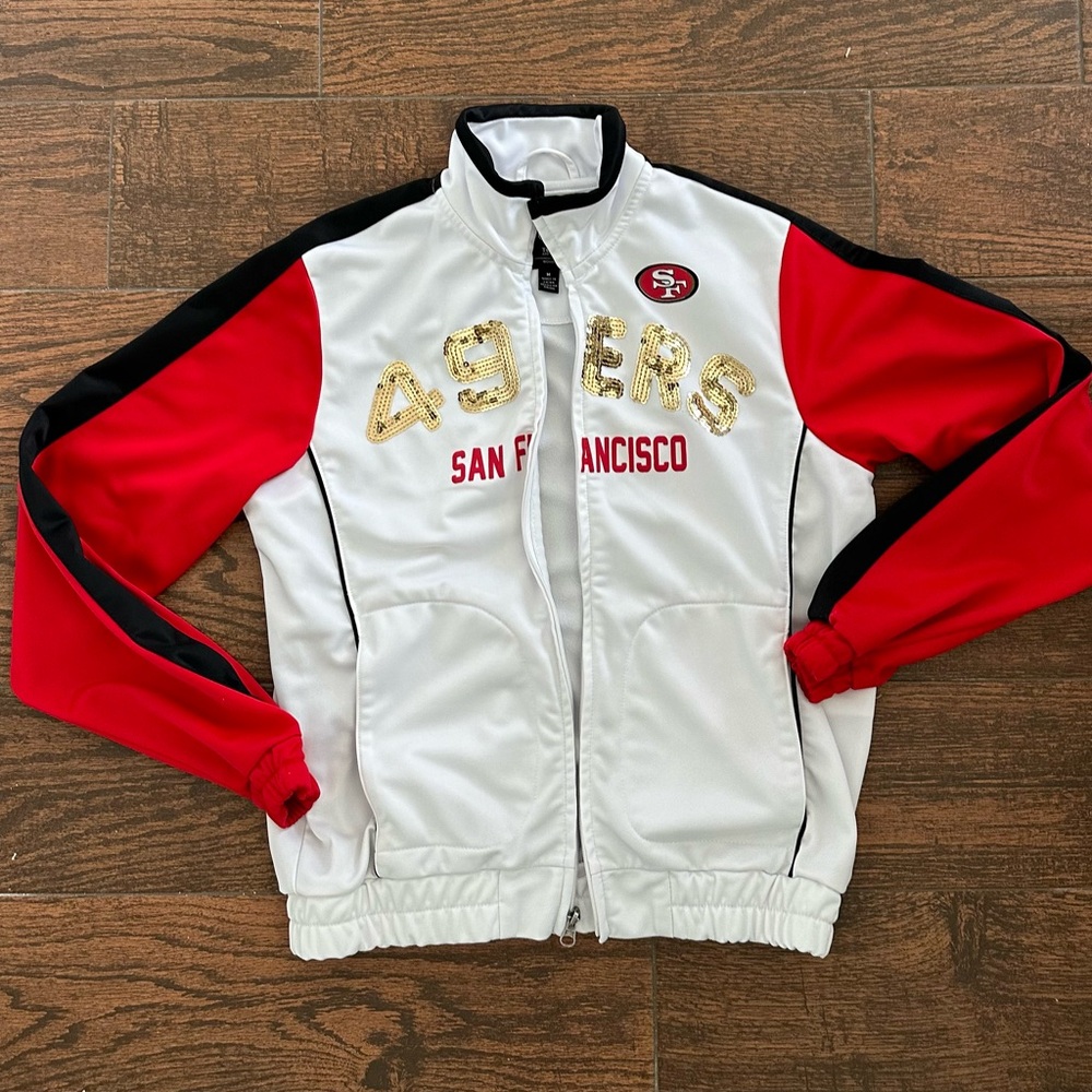 Vintage San Francisco 49ers White and Red Jacket
